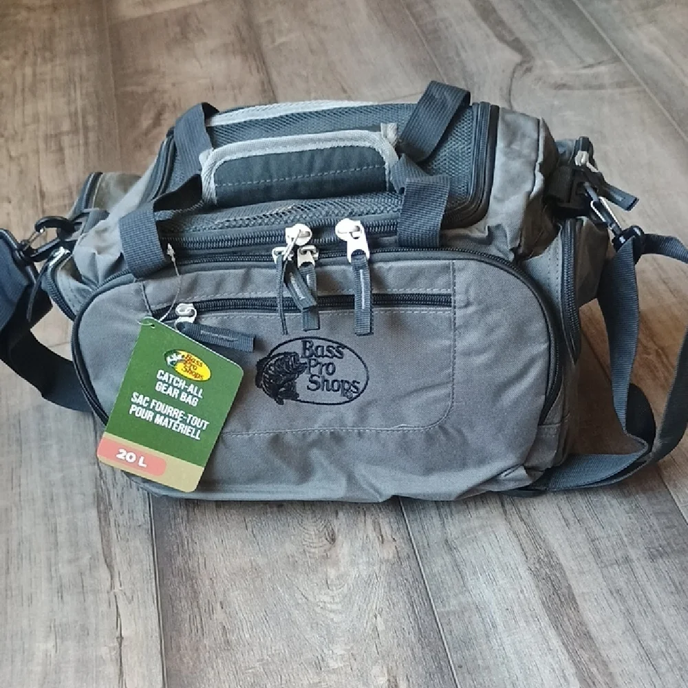 Bass Pro Shops Black Duffel Bag
